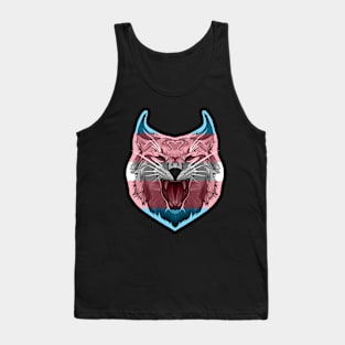 Caracal (Trans / Transgender Pride Flag) Tank Top